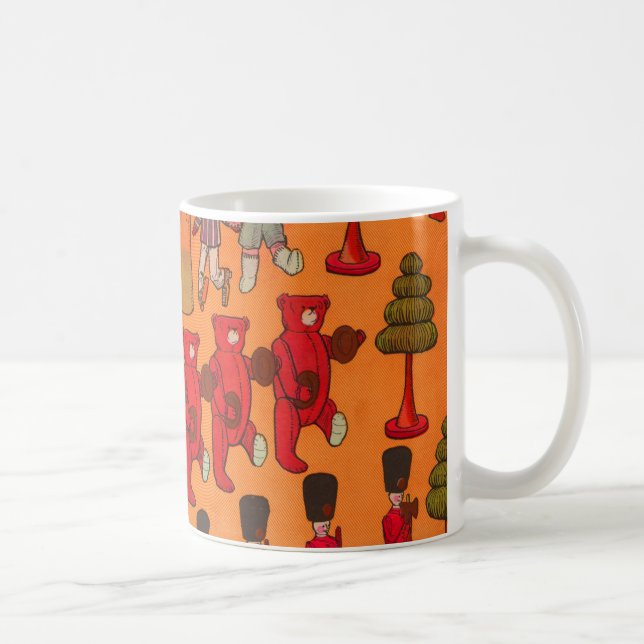 Vintage Christmas Toy Parade 1907 Puck Magazine Coffee Mug (Right)