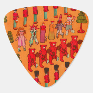 Vintage Christmas Toy Parade 1907 Puck Magazine Guitar Pick