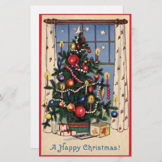 Vintage Christmas Tree (Front/Back)