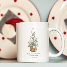 Vintage Christmas Tree | Happy Holiday  Coffee Mug
