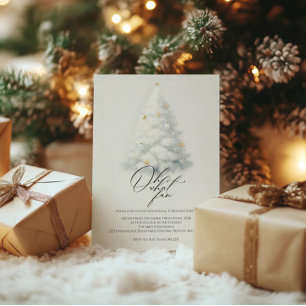 Vintage Christmas Tree Invite   Oh What Fun Party