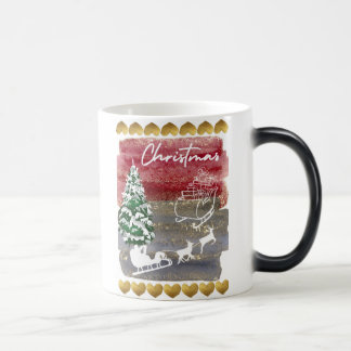 Vintage Christmas trees Color Morph Mug