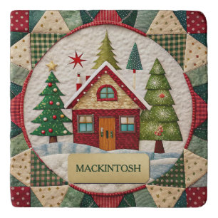 Vintage Christmas Trivet
