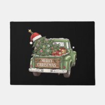 Vintage Christmas Truck Merry Christmas Men Women 