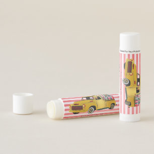 Vintage Christmas Truck Wedding Lip Balm