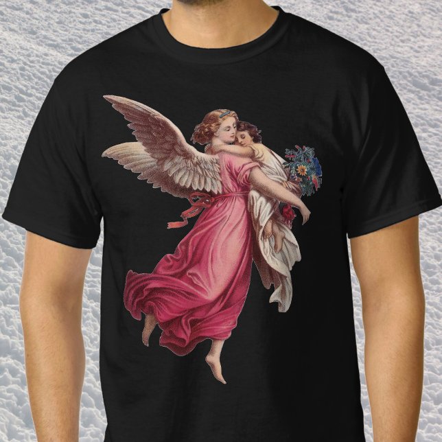 Vintage Christmas, Victorian Guardian Angel T-Shirt (Creator Uploaded)