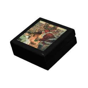 Vintage Christmas Gift Boxes &amp; Keepsake Boxes | Zazzle