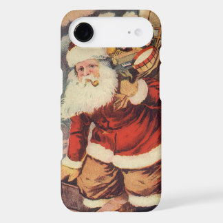 Vintage Christmas Victorian Santa Claus in Chimney iPhone 17 Air Case