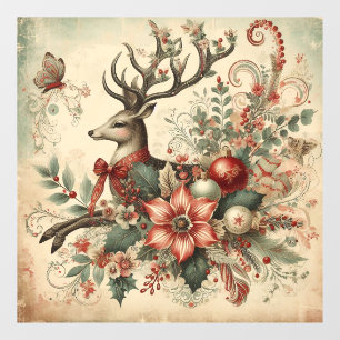 Vintage Christmas Window Cling