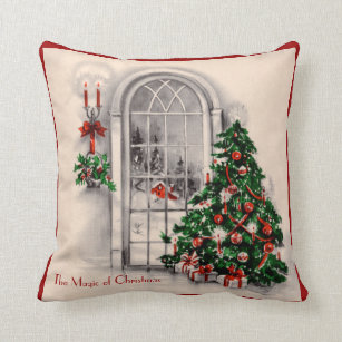 lighted christmas pillows