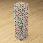 Vintage Christmas Wine Gift Box<br><div class="desc">Elevate your holiday gifting with this beautifully designed vintage Christmas wine gift box! Featuring a delightful pattern of Santa Claus, reindeer, Christmas trees, and holiday ornaments, this gift box is the perfect way to present your favorite bottle of wine in festive style. The charming, nostalgic design adds a special touch...</div>