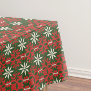 Vintage Christmas/winter patterned Tablecloth