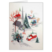 Vintage Christmas Winter Village (Front)