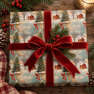 Vintage Christmas Wrapping Paper