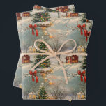 Vintage Christmas Wrapping Paper<br><div class="desc">Make your holiday gifts extra special with our festive vintage Christmas wrapping paper. It's the best way to show that special someone that you care,  with a beautifully wrapped present that they'll cherish.</div>