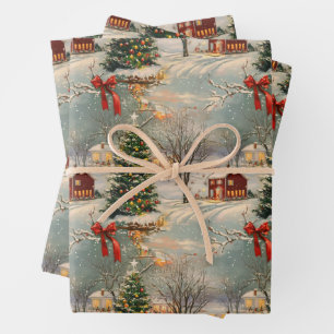 Vintage Christmas Wrapping Paper