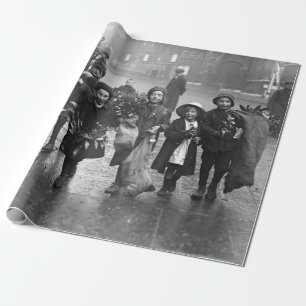 Vintage Christmas Wrapping Paper MISTLETOE