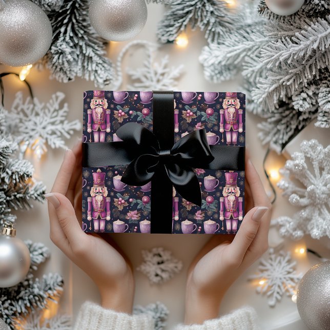 Vintage christmas wrapping paper nutcracker paper (Creator Uploaded)