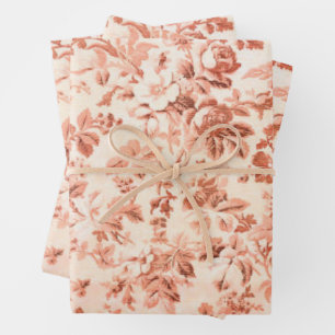 Vintage Christmas Wrapping Paper Sheets