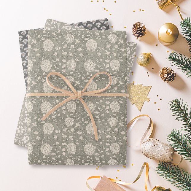 Vintage Christmas  Wrapping Paper Sheets (Creator Uploaded)