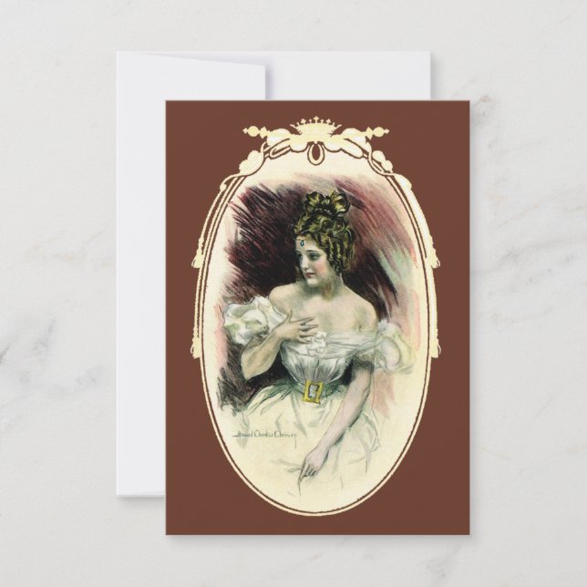 Vintage Christy Girl, Antique Bridal Portrait (Front)