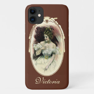 Vintage Christy Girl, Antique Bridal Portrait iPhone 11 Case