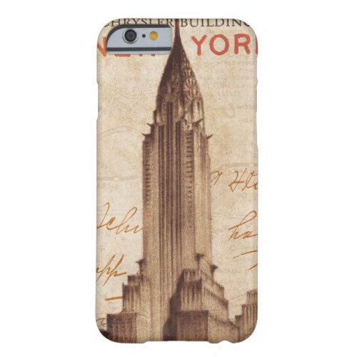 Vintage Chrysler Building in New York Barely There iPhone 6 Case