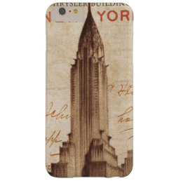 Vintage Chrysler Building in New York Barely There iPhone 6 Plus Case