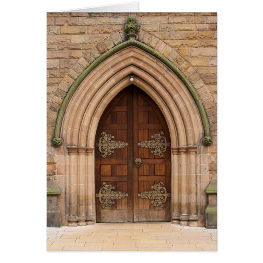 Vintage Church Doors - United Kingdom - Card (Front)