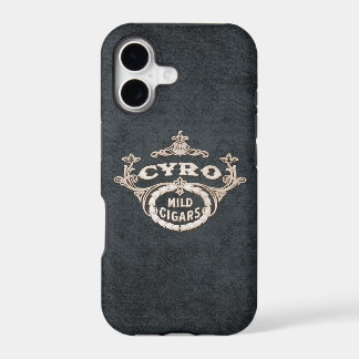 Vintage Cigar Ad Label iPhone 17 Case