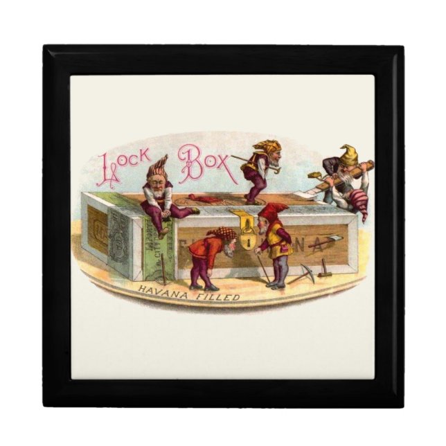 Vintage Cigar Box Gnomes (Front)