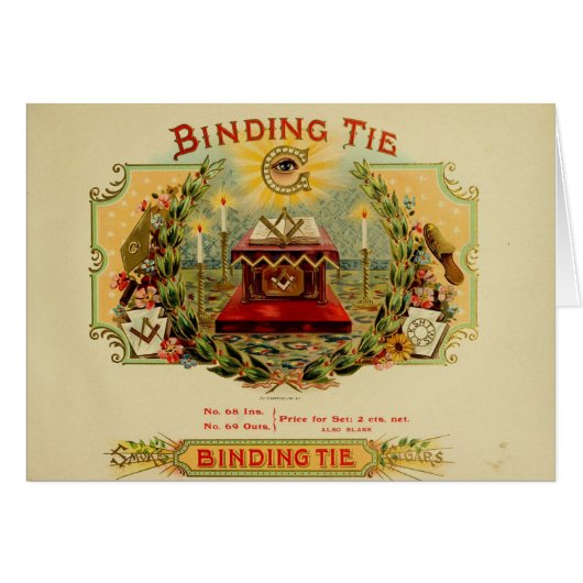 Vintage Cigar Box Label (Front Horizontal)