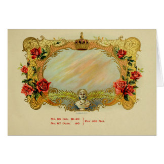 Vintage Cigar Box Label