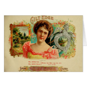Vintage Cigar Box Label Cards