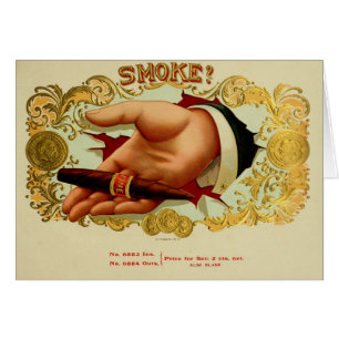 Vintage Cigar Box Label Cards