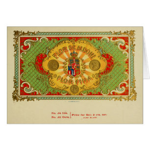Vintage Cigar Box Label Cards