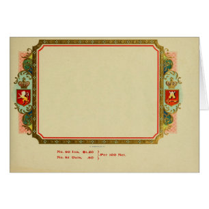 Vintage Cigar Box Label Cards