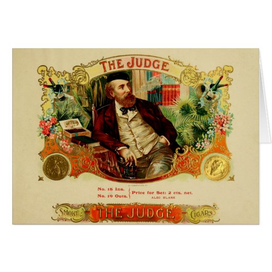 Vintage Cigar Box Label Cards (Front Horizontal)