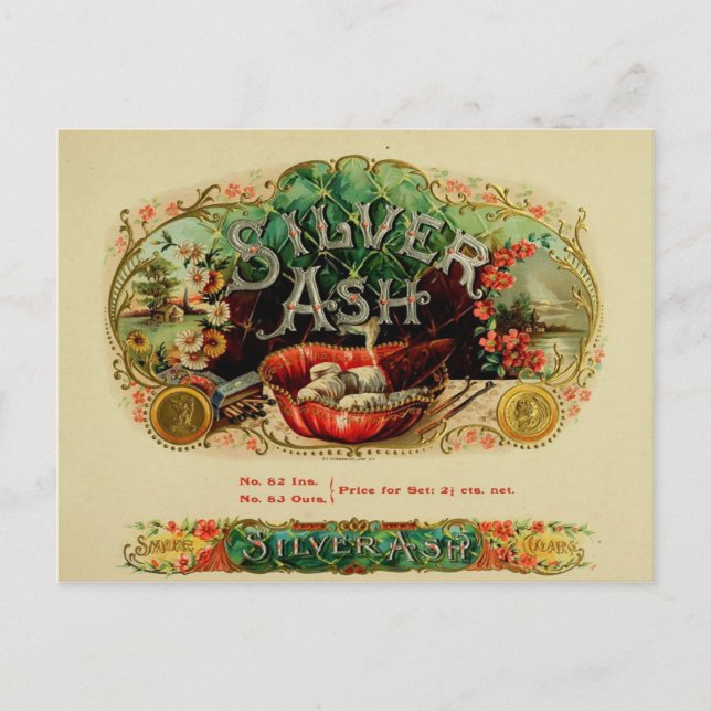 Vintage Cigar Box Label Postcard 65 (Front)