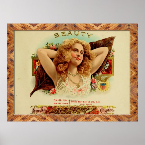 Vintage Cigar Box Labels Posters