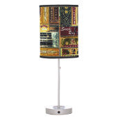 Vintage Cigar Boxes Table Lamp (Back)