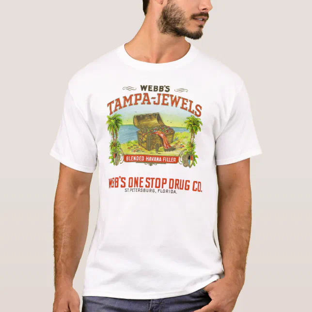 Vintage Cigar Graphic on T-Shirt | Zazzle