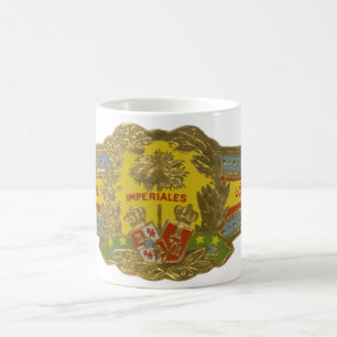 Vintage Cigar Label Art, Manuel Lopez Imperiales Coffee Mug