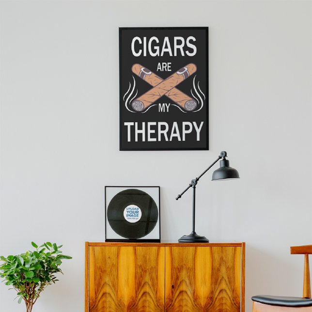 Vintage Cigar Poster  (cigar therapy poster)