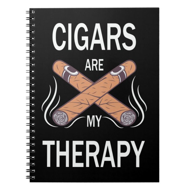 Vintage Cigar Therapy Notebook (Front)
