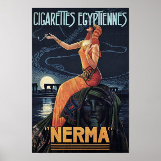 Vintage Cigaret Poster