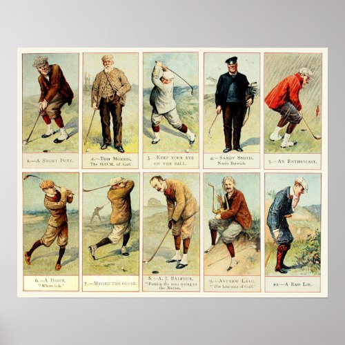 Vintage Cigarette Cards Print