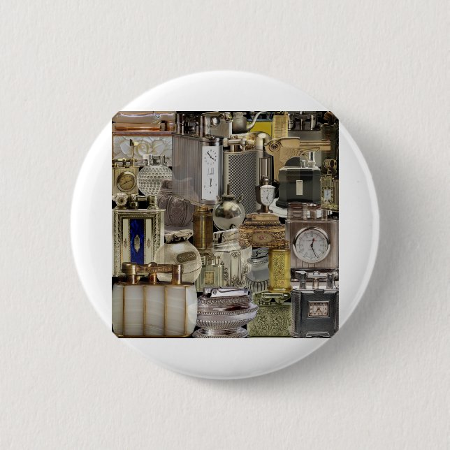 vintage cigarette lighters button (Front)