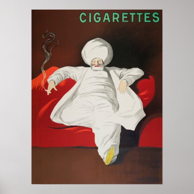 Vintage Cigarettes Advertising Poster (Front)