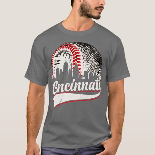 Vintage Cincinnati baseball T_Shirt
